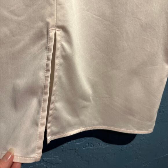 Banana Republic Size 2 Pencil Skirt Timeless Classic Blush Pink Girly Pretty - Picture 3 of 8